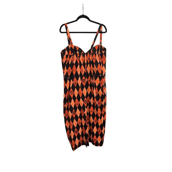 4X Trick r Treat Vixen Swing Dress By Micheline Pitt - Picture 3 of 6